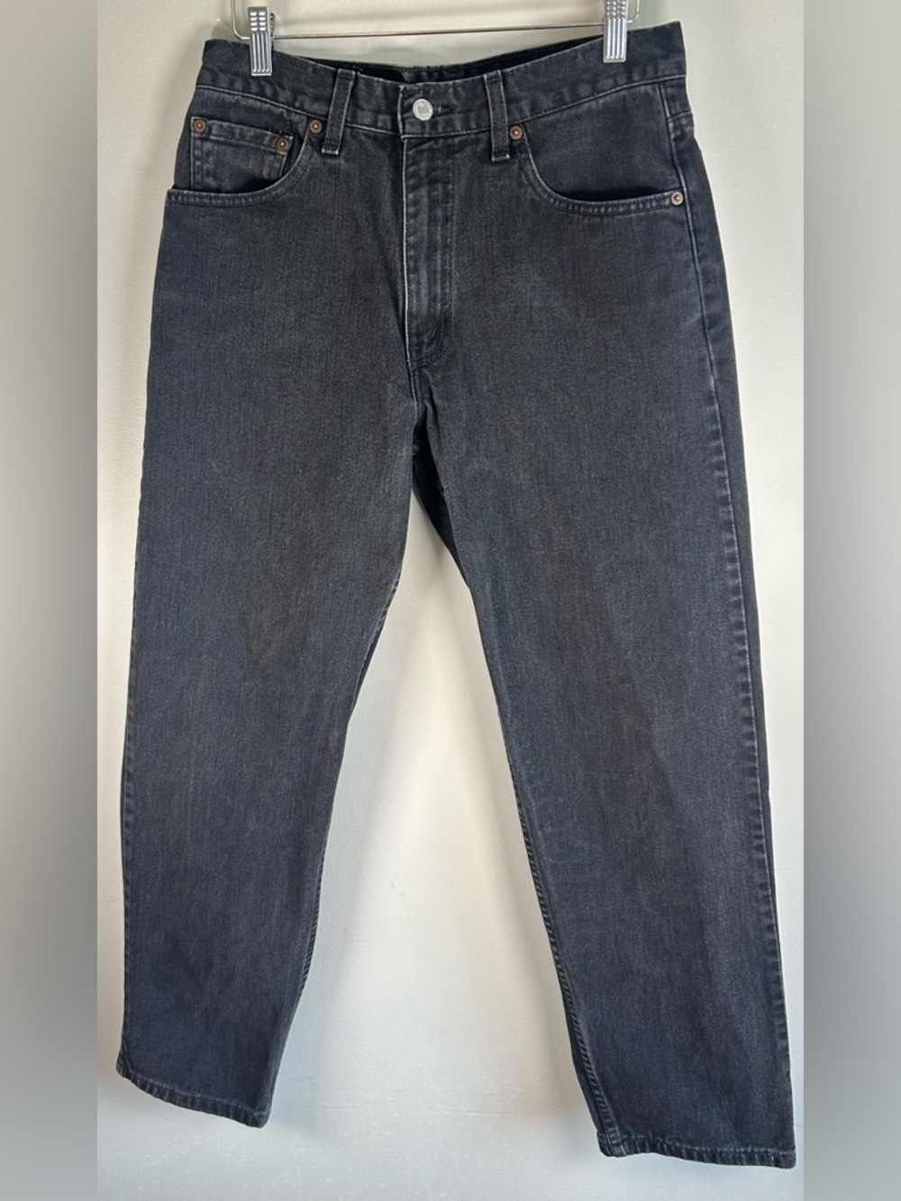 Vintage Levis 505 Men’s Denim Jeans 33X29 Black Relaxed Fit Tapered Y2K EUC